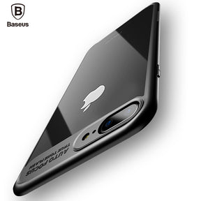 Baseus Luxury Case For iPhone X 8 7 6 s Ultra Thin Capinhas PC & TPU Silicone Cover Case For iPhone 8 7 6 s 6s Plus Coque Fundas